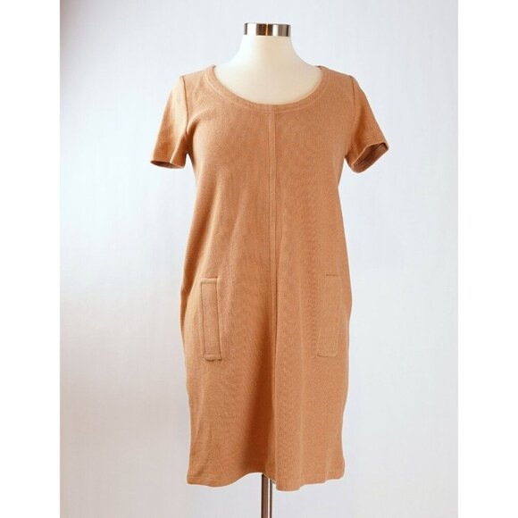 DOUOUD of Italy Caterina Camel Knit Dress - 8/L - EUC - Picture 1 of 7